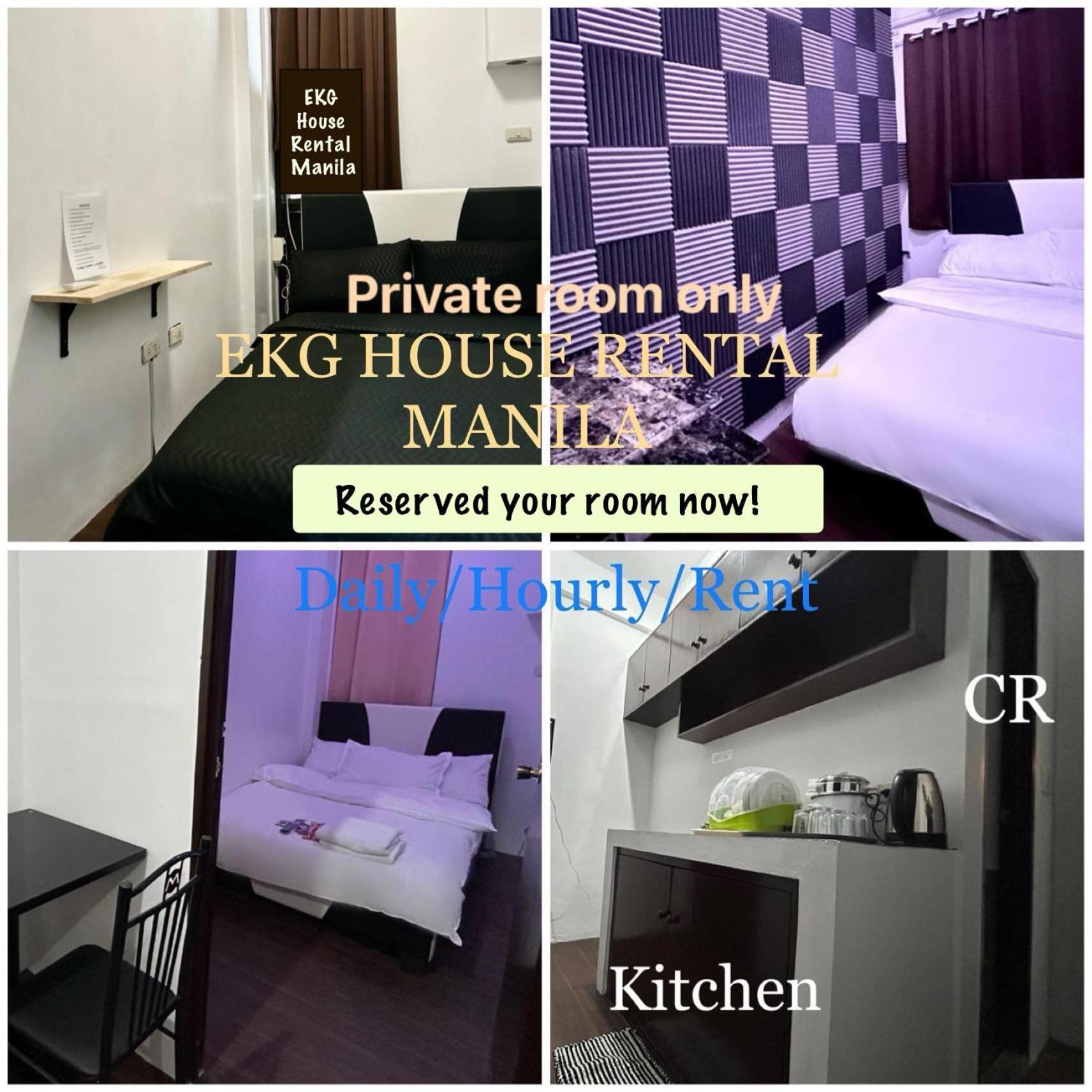 Private Room With Ac And Fan At Ekg Manila House Rental Eksteriør bilde